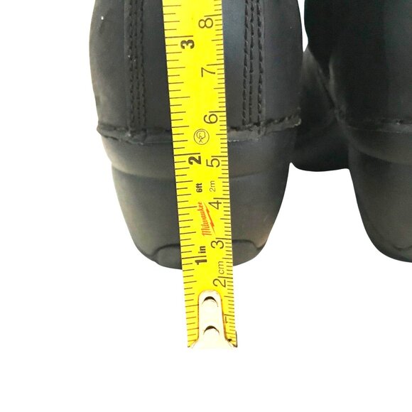 MERRELL Emma Womens 8/38.5 Black Leather Mid Calf Boot Side Zip 2156916 - Picture 4 of 10